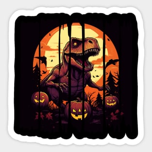 Dino-mite Halloween Sticker